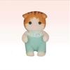 Kid Dolls Animal Dolls Small Commodities OrnamentsCat Family Animal Figure Poodle Flocked Shaggy Forest DIY Gift