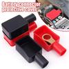 Car Battery Pole Positive and Negative Protection Cover Soft Plastic Flexible Battery Terminal Insulator Protective 2/4pcs