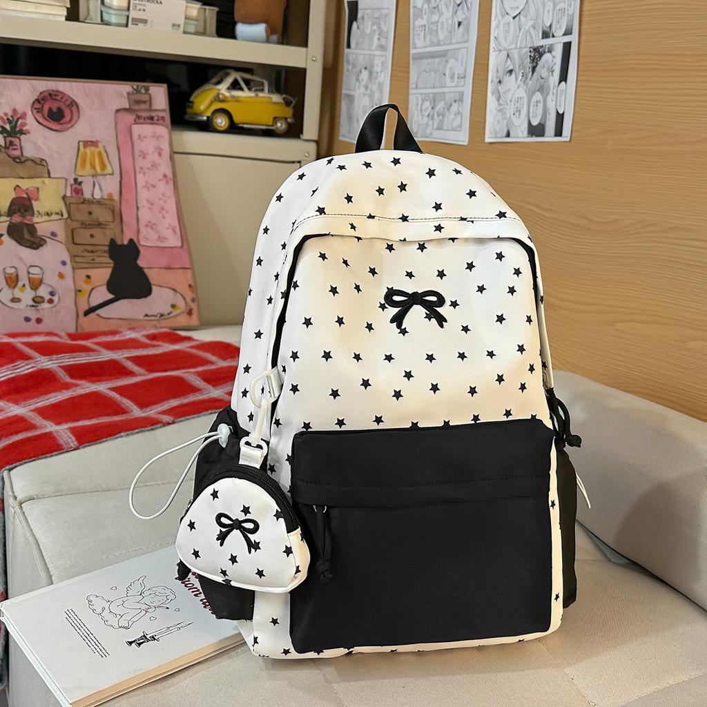 Schoolbag New Small Fresh Junior High School Student Schoolbag Girl Ins Niche College Student Class Backpack Backpack Large Capacity