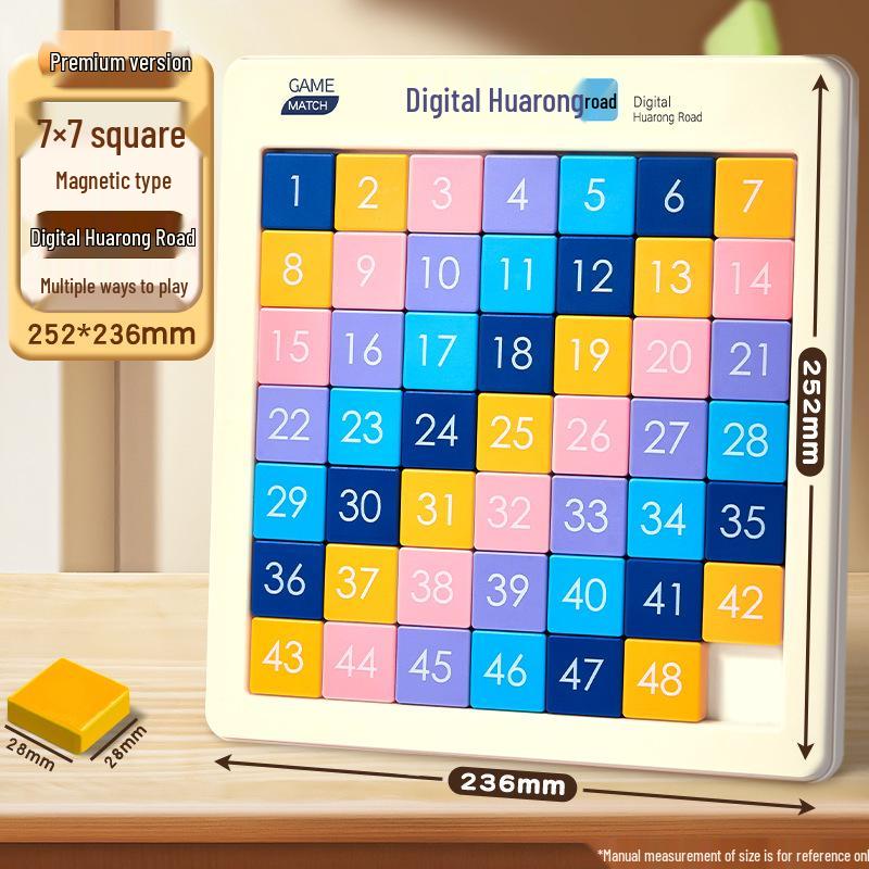 Magnetic Number Sudoku Sliding Puzzle: Educational Toy for Primary Students