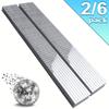 Pacote com 2/6 Azulejos Mosaico Espelhados Acrílicos Autoadesivos de 5x5 mm, Mini Peças de Espelho de Vidro para Artesanato DIY Decoração de Casa