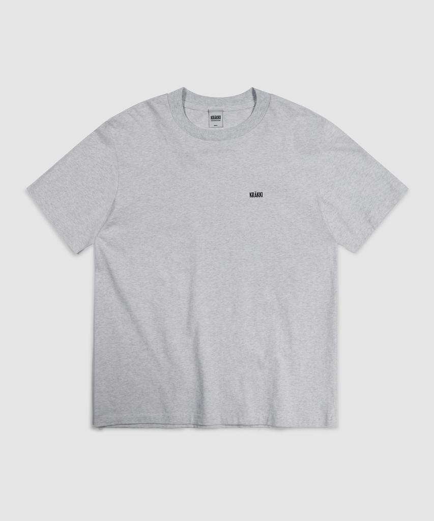 Keulaeki [Unisex] Basic Logo Tee_M/Gray [Kr265Put401]