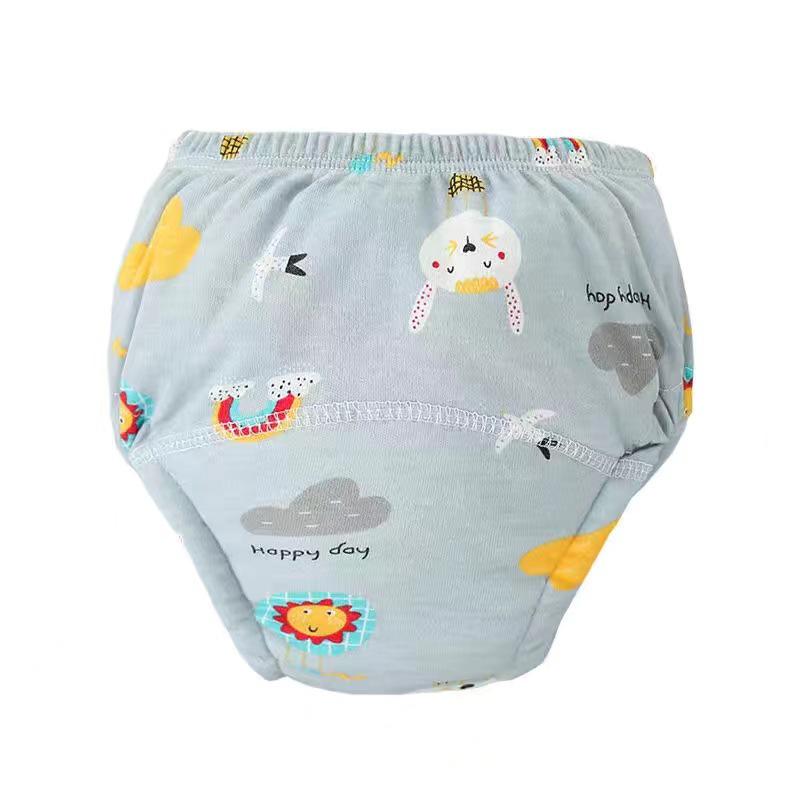 Washable Eco-Cotton Training Pants for Infants & Toddlers - Breathable Cloth Diapers for Learning & Isolation.