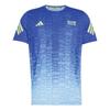 Adidas Running T Shirts Men's Double Indigo/Crystal Sky Crew Neck