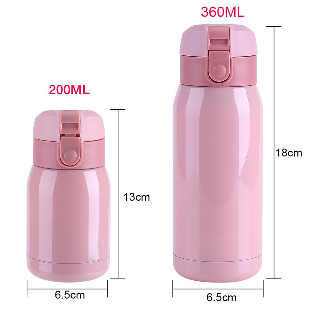 Thermal Cup 200/360ML Mini Stainless Steel Double Wall Vacuum Insulated Cup Thermal Water Bottle Office Mug Vacuum Insulated Cup