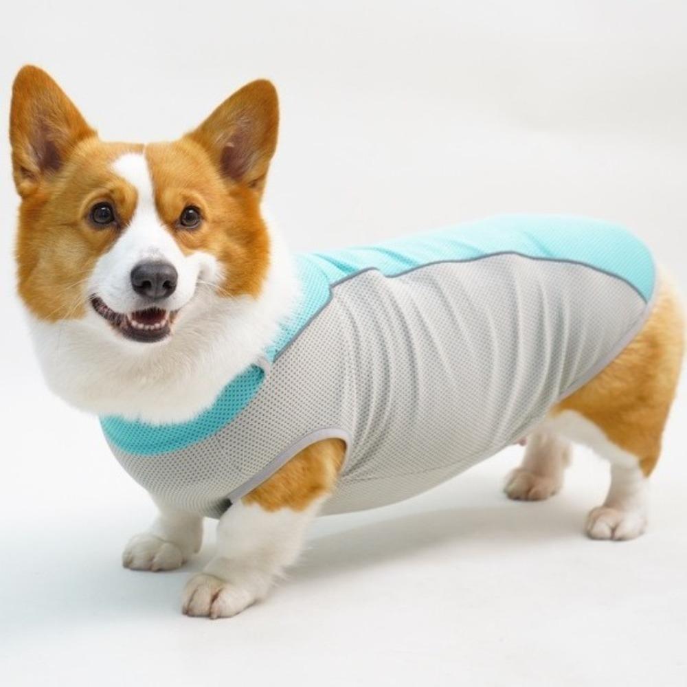 Quick Dry Pet Sleeveless Clothes Thin Fabric Pet Costumes Dog Cooling Vest  Beach Walk