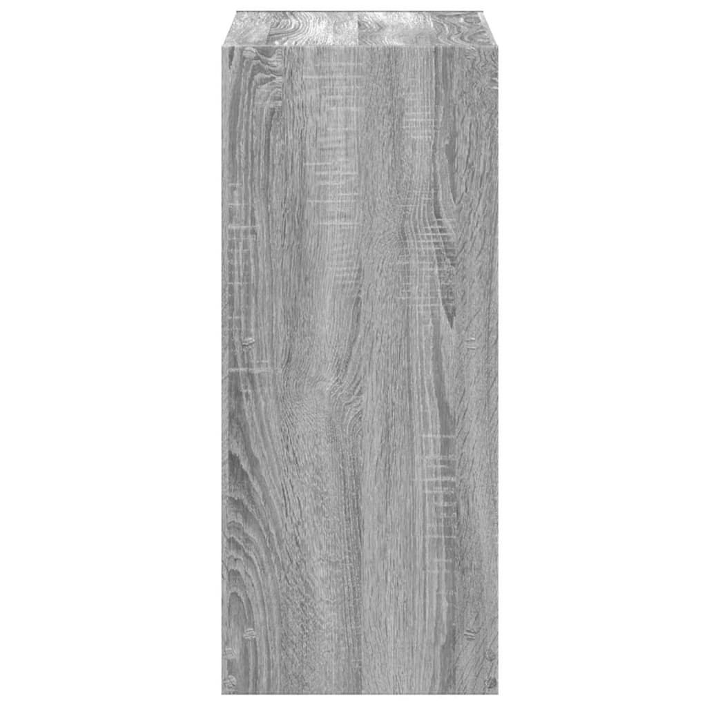 Bookshelf Gray Sonoma 68.5 X 32 X 75 Cm Engineered Wood