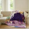 Anime Y Yuzuki Yukari Blanket For Sofa Office Bed Plane Travel Sleep Read Relax Camping Soft And Warm