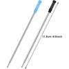 12 Pieces Ballpoint Pen Refills Replaceable Compatible with Cross Ballpoint 1.0 Mm 4.5 Inch Smooth Writing Quick Drying Refill with Black Velvet Bag,