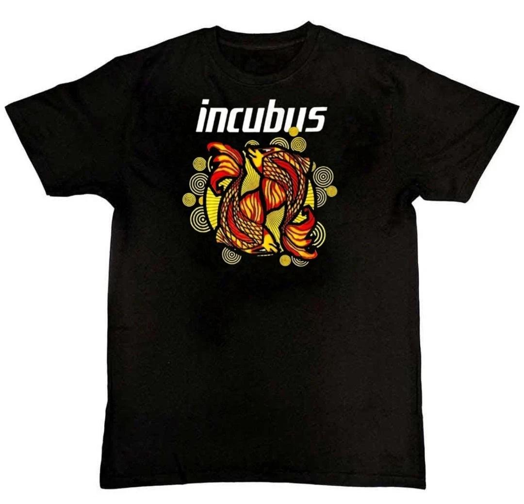 

Incubus Band Tour Graphic Print Unisex Mens 100% Cotton T-shirt Mens Tees Top M