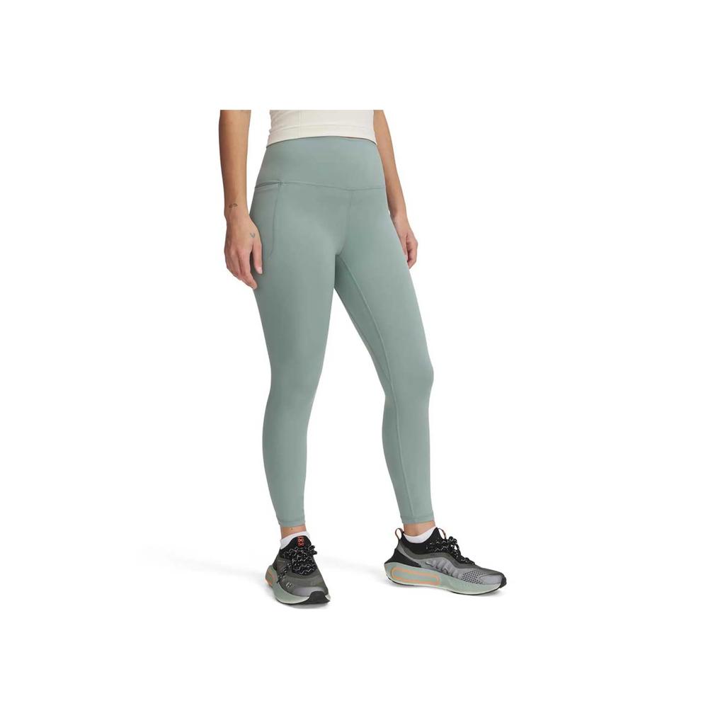 Under Armour Meridian FW24 Comfortable Low Waist Nine Point Sports Pants Women Pants Lime-Green 1382525-348
