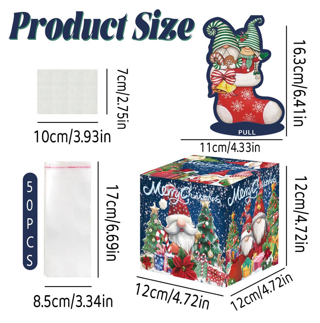 

With Money Box Paper Material Gift Box Christmas Decoration Atmosphere Prop