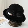 Women Knit Fisherman Bucket Hat with Cherry Spring Summer Windproof Casual Ladies Cap New
