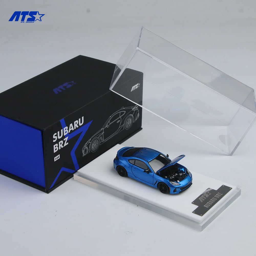HobbyJAPAN ATS-MODELS 164 Subaru BRZ Metal Blue Finished Model ATS880401