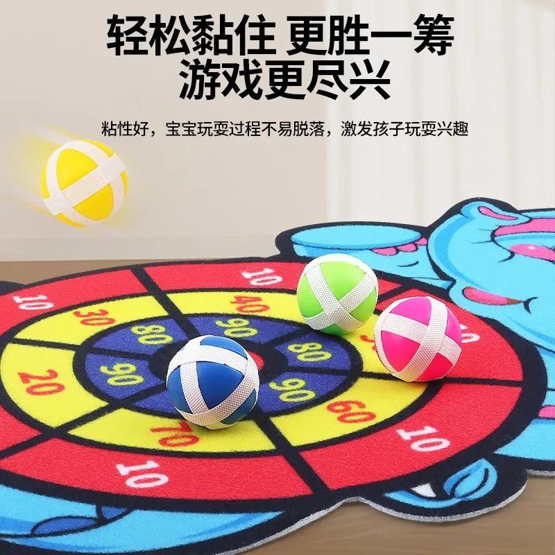 Kids Board Toy Set with Sticky Balls, Indoor for Boys and Girls