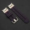 Luxuriöses weiches Silikonarmband für Samsung Galaxy Watch Ultra 47mm Sportarmband für Galaxy Watch Ultra Ohne Lücken Gebogenes Ende Armband