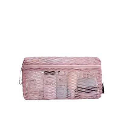 Casual Nylon Storage Pouch Hand-held Mesh Cosmetic Bag Multipurpose With Zipper Mesh Pouch Women