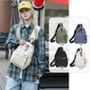 New Breast Bag Men's Casual Day Tide Brand Messenger Bag Versatile Shoulder Bag Student Fashion Sports Small Backpack Women