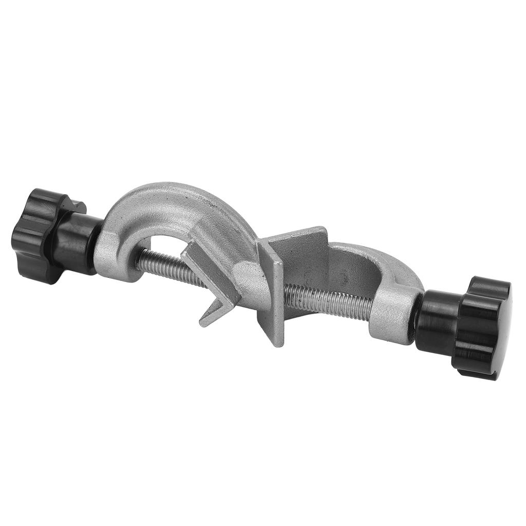 Cross Clamp Holder Stainless Steel Laboratory Stand Clamp Holder for Home Research Institute Use