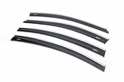 Windshields with Chrome SD (4 Pcs, Niken) for Chevrolet Cruze 2009-2015