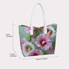 Elegant Floral Printed Tote Bag Stylish Handbag for Daily Casual Shopping Carry