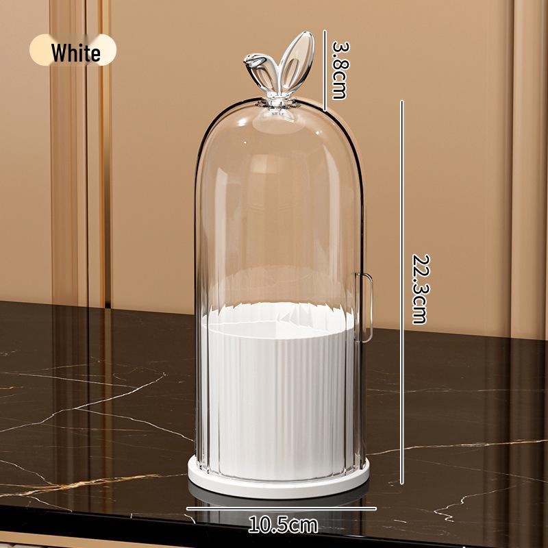 Desktop Rotating Makeup Brush & Cosmetic Storage Organizer