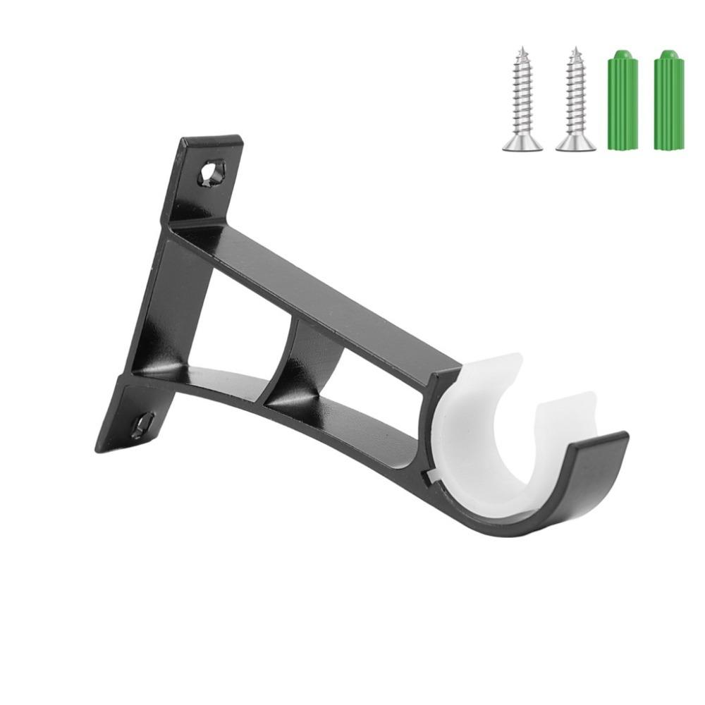 with Screws Curtain Rod Support Heavy Duty Curtain Fixing Clip Durable Window Hardware Tools