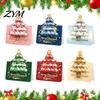 Ritual Feeling Christmas Gift Souvenirs 10 Pcs 3D Tree Greeting Cards, Holiday Postcards Exquisite Party Stationery Bulk for New Year, Winter