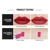 Handaiyan Sexy Nude Red Brown Purple Lipgloss Matte Lip Gloss Velvety Lipstick Matte Waterproof Makeup Long Lasting Cosmetic