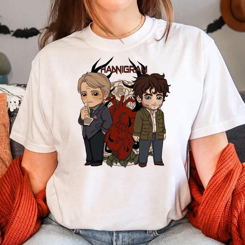 Hannibal tshirt women summer Y2K comic t-shirts girl funny clothes