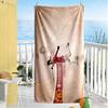 Soccer Player Action Beach Towel Soft Durable Quick-Dry Comfortable Lightweight Portable for Swimming,Beach,Camping, Travel, Beach Accessories,Gym