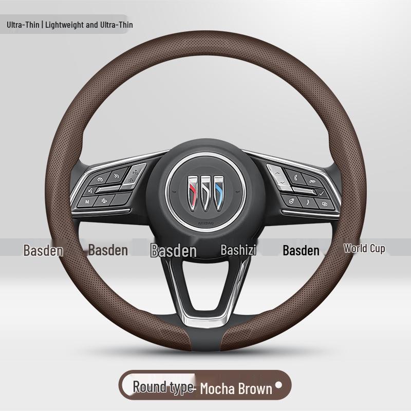 Buick LaCrosse, Regal, Encore, Excelle GT, Verano, GL6, GL8 Steering Wheel Cover.