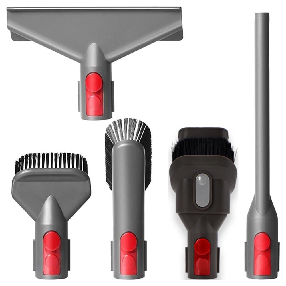 

For Dyson V15/V12/V11/V10/V8/V7 5Pcs/Set Vacuum Cleaner Brushes Mattress Suction Head Accessories A