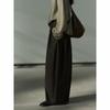 Shi Ji TR Pleated Cocoon Trousers: Autumn Mid-rise, Slimming, Versatile, and Casual Long Pants M7618