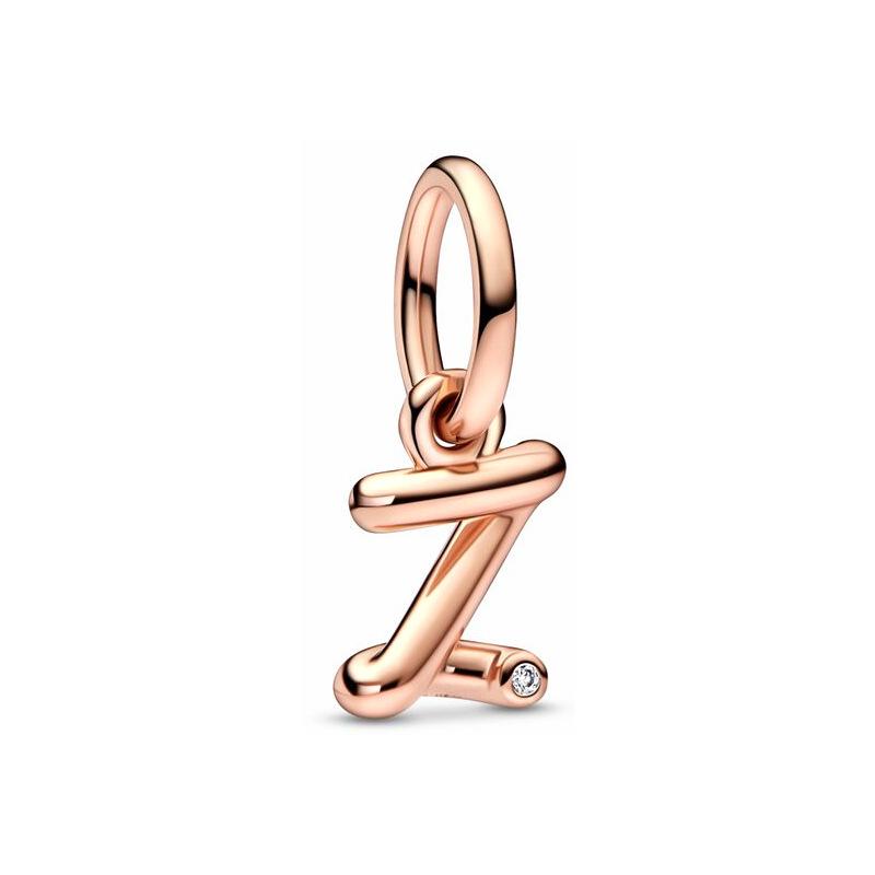 Neue Kupfer Buchstaben Alphabet A-Z Anhänger Charm Perlen Passen Original Pan Charms Armband Anhänger Frauen DIY Schmuck