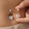 Persönlichkeits Nabelpiercing Barbell Edelstahl Gebogene Bauchnabelringe Mode Bauchringe Täglich