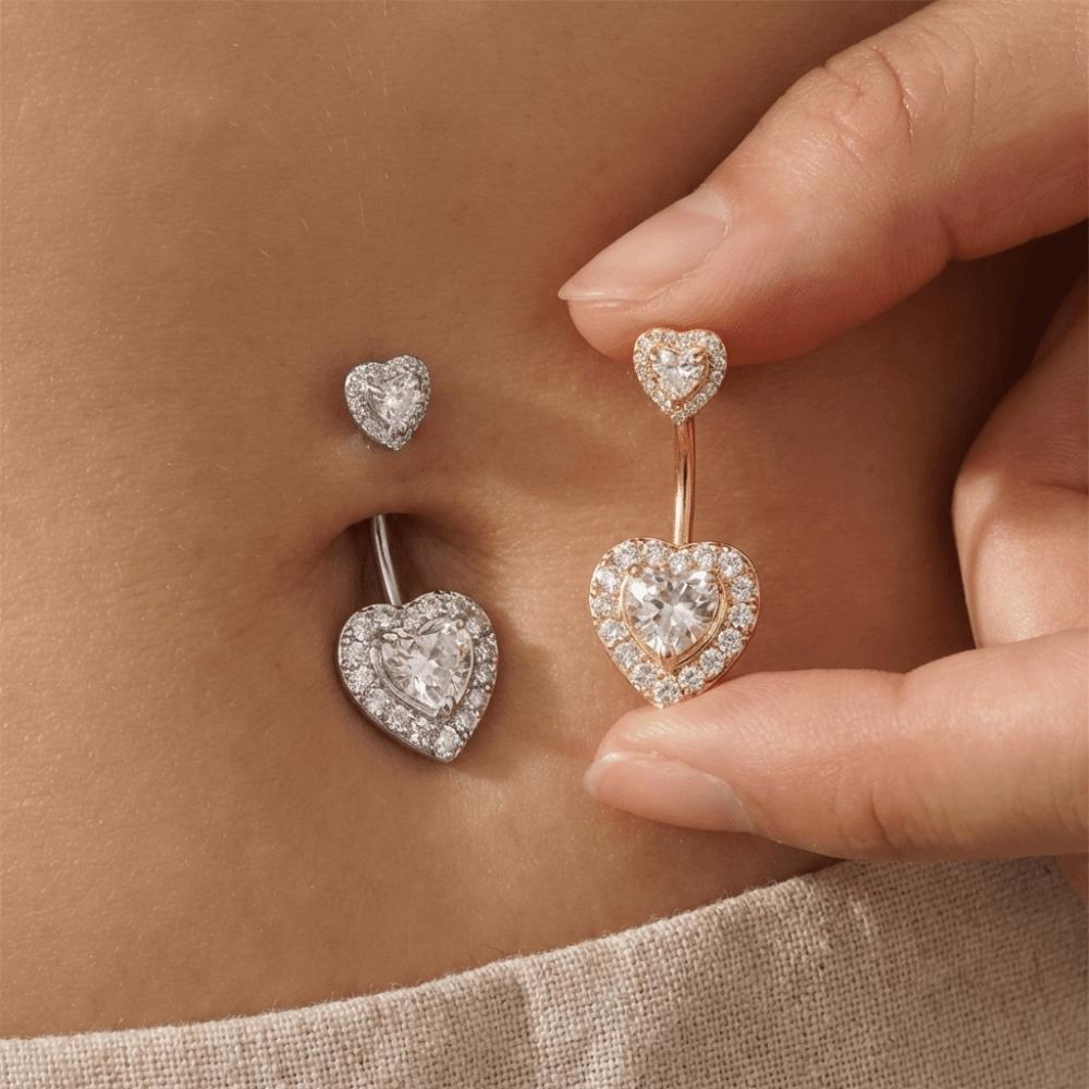 Persönlichkeits Nabelpiercing Barbell Edelstahl Gebogene Bauchnabelringe Mode Bauchringe Täglich