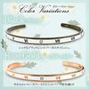 La Amore Eterno Pair Stainless Steel Surgical Stainless Steel Atlas Design with Roman Rose Gold and Black Bangles, Bracelets, Accessories, Numerals,
