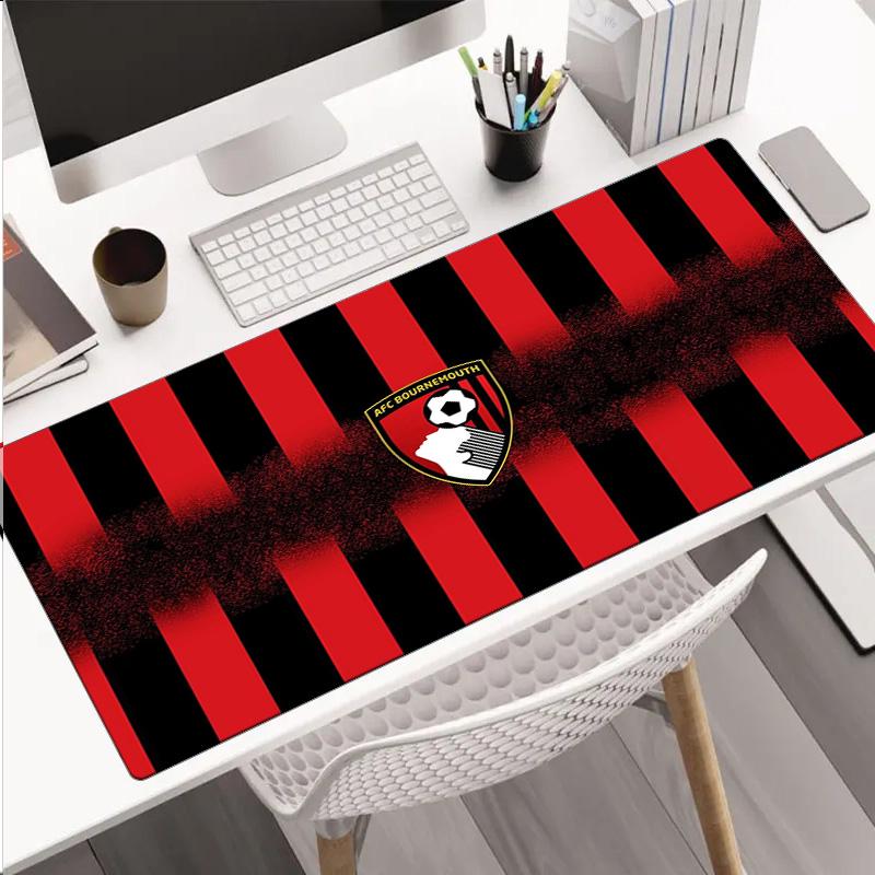 Tappetino per mouse AFC Bournemouth, base in gomma, tappetino da scrivania per esports, tappetino per mouse per giocatori e uso in ufficio, scrivania da gaming, tappetino facile da pulire