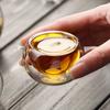 Hot sales! Handmade Tea Sets 6pcs/Lot 50ml Heat Resistant Double Wall Small Glass Mug Chinese Kung Fu Tea Flower Tea Water Cup