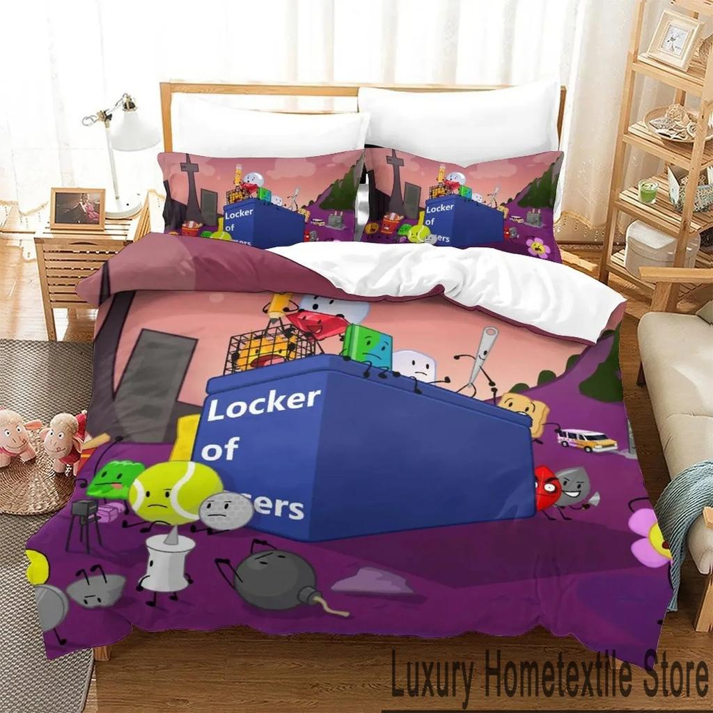 Set de așternuturi 3D Desen animat Jacknjellify pentru Băieți Fete Dimensiune Twin Queen King Huse de pilotă Fețe de pernă Paturi băieți Adult