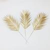 Golden Iron Palm Reed Wedding Stage Decoration
