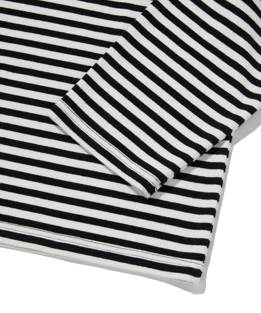 Seuweideu Basic Bold Stripe Long Sleeve [Black]