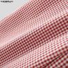INCERUN Men Drawstring Elastic Waist Plaid Print Casual Long Wide Leg Pants Trousers