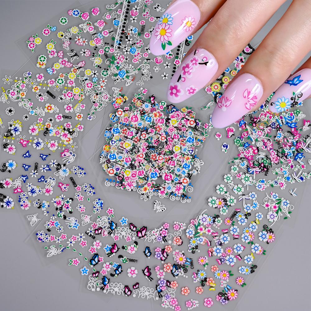 

30 шт. Рождественские тисненые блестящие 5D наклейки для ногтей 6*5 см Лось Снежинка Медведь Снеговик Рождественские наклейки Зимний маникюр Блестящие наклейки