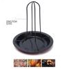 1 Set Nützlicher Hühner-Enten-Halterständer Grillständer Braten für BBQ Rippen Antihaft Kohlenstoffstahl
