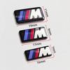 16/17/18/19mm Car Wheel Hub Caps Steering Wheel Emblem Badge Decals For BMW M Power X1 X3 X5 X6 3 5 7 Series E46 E90 F30 G20 FH7