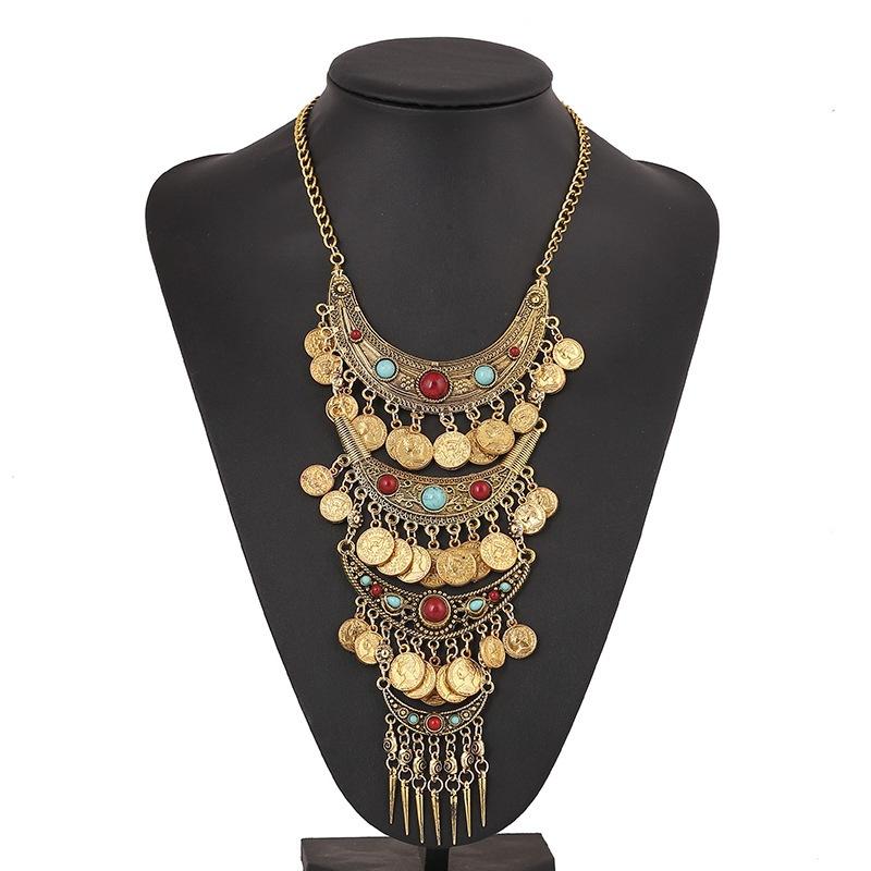 

Модное ожерелье для женских украшений золотой