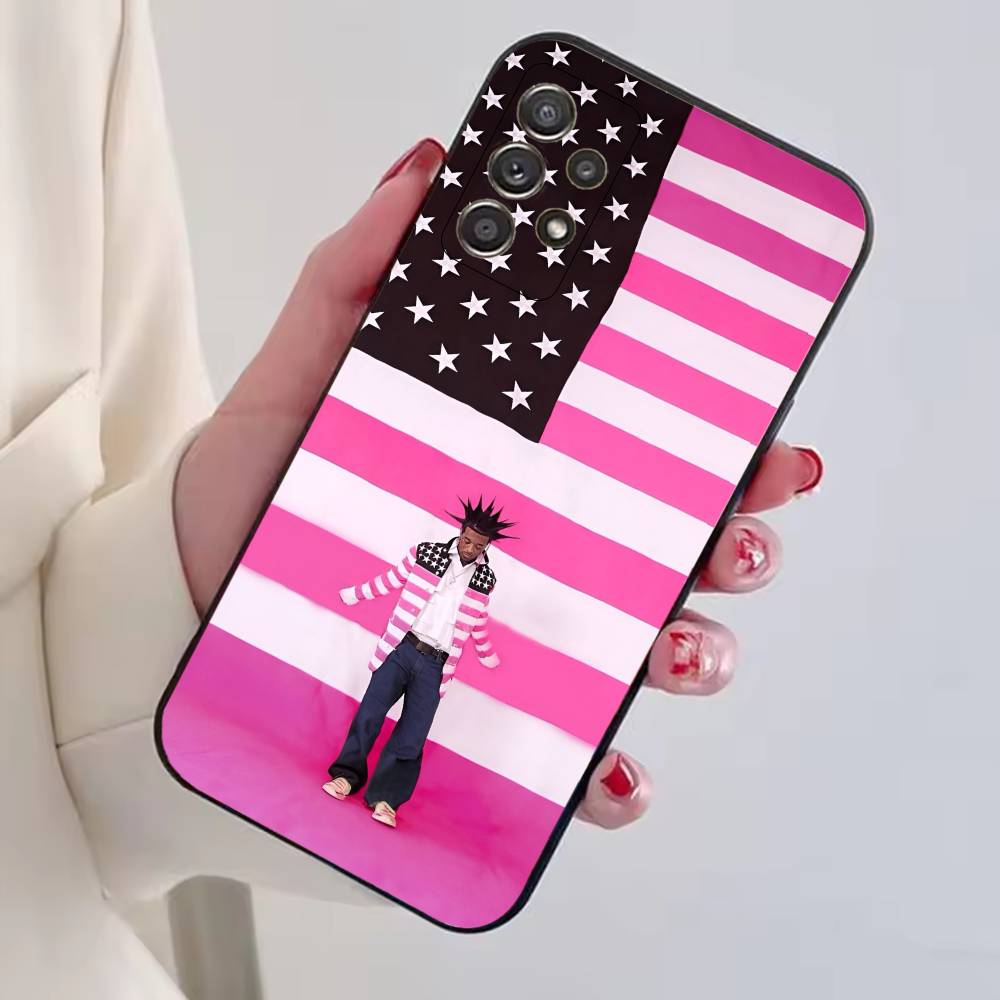 Rapper L-Lil Uzi Vert Cool Phone Case For Samsung S25,S24,S21,S22,S23,S30,Ultra,S20,Plus,Fe,Lite,Note,10,Black Cover
