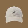 Cartoon Embroidered Logo 6 Panel Curved Brim Cotton  Adjustable Daily Wear Sun Protection Baseball Cap